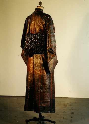 Red Stripe Kimono